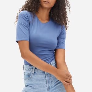 NWT Everlane Short-sleeve Crewneck Bodysuit